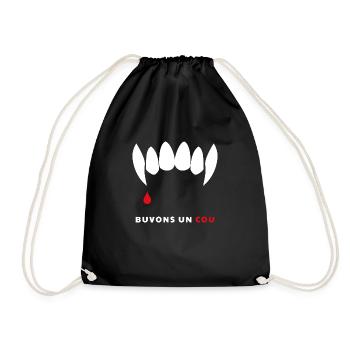 Buvons un cou - Sac de sport léger - noir - Devant