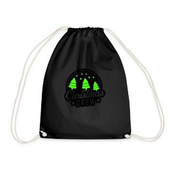 Christmas Crew XMAS - Drawstring Bag - black - Front