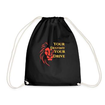 YOUR DESTINY YOUR DRIVE - Drawstring Bag - black - Front