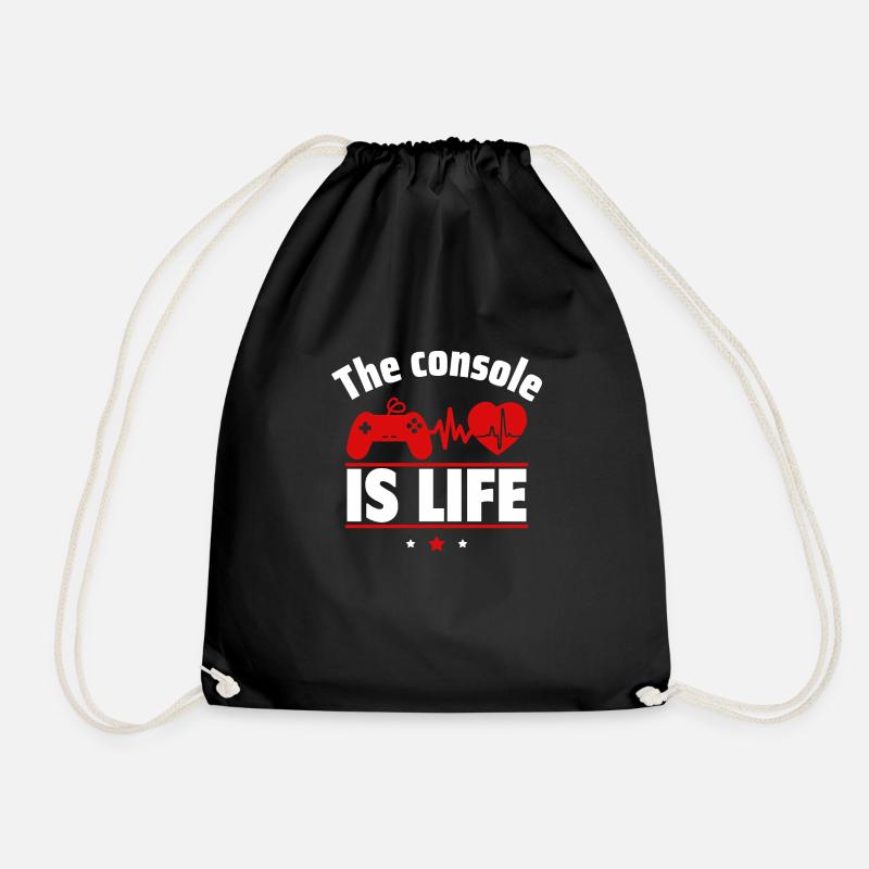 La console, c’est la vie - Sac de sport léger - noir