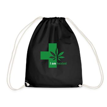 Cure de médecine au cannabis - Sac de sport léger - noir - Devant
