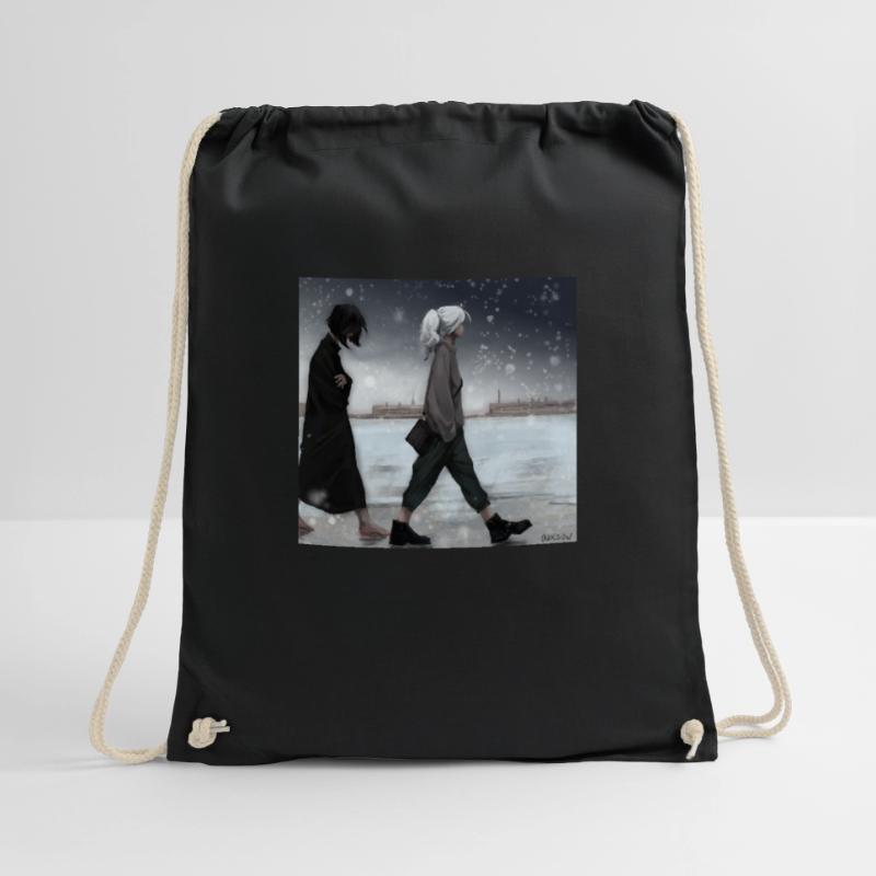 Zwei Mädchen Turnbeutel