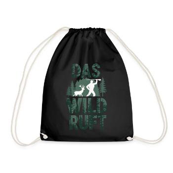 Hunter Hunting Hunting Hunting Clothing - Drawstring Bag - black - Front