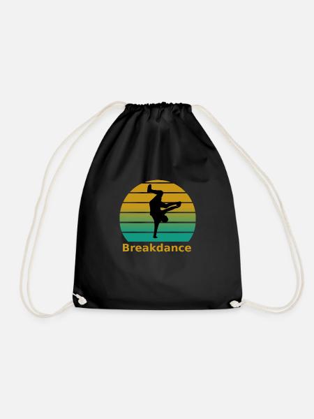 Breakdance - Turnbeutel - Schwarz