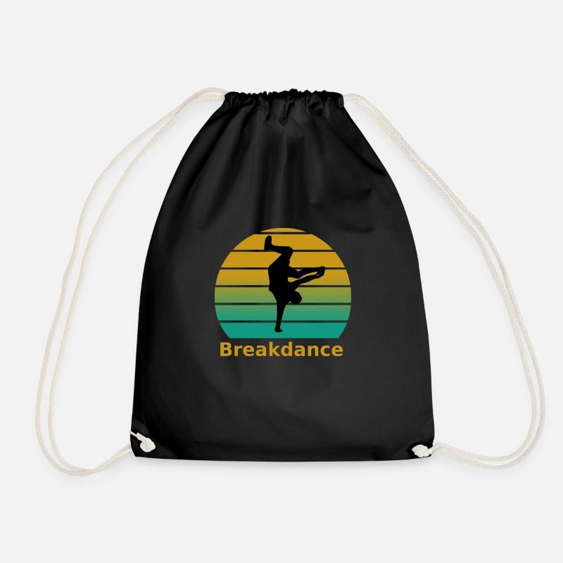 Breakdance - Turnbeutel - Schwarz