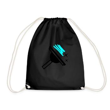 Window cleaner - Drawstring Bag - black - Front