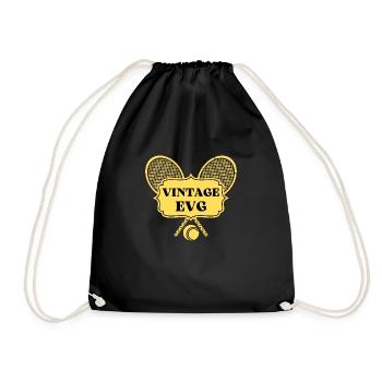 VINTAGE EVG TENNIS - Sac de sport léger - noir - Devant