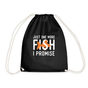 Juste un poisson de plus, je vous le promets - Fishkeeper - Sac de sport léger - noir - Devant