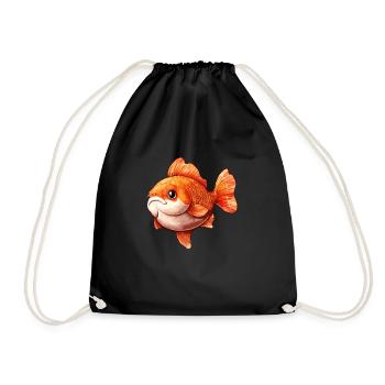 Goldfisch High Quality Goldfish - Turnbeutel - Schwarz - Vorne