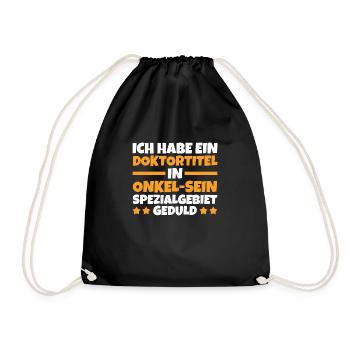 Oncle - Sac de sport léger - noir - Devant