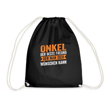 Oncle - Sac de sport léger - noir - Devant