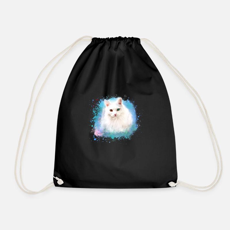 perserkatze,katze,ragdoll,siamkatze - Turnbeutel - Schwarz