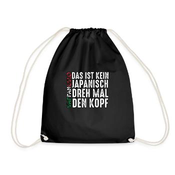 Italie Vaffanculo italien - Sac de sport léger - noir - Devant