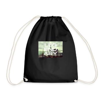 Design LÉGENDAIRE - Sac de sport léger - noir - Devant