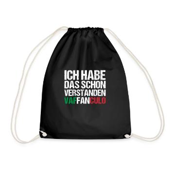 Italie Vaffanculo italien - Sac de sport léger - noir - Devant