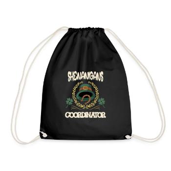 Coordinateur des manigances Saint-Patrick 2025 - Sac de sport léger - noir - Devant