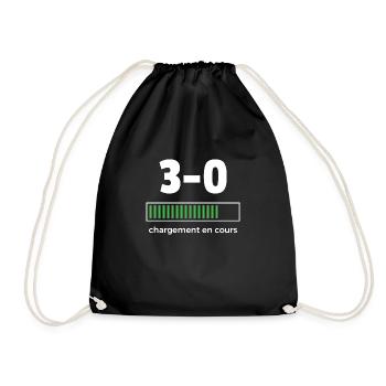 3 zéro - Sac de sport léger - noir - Devant