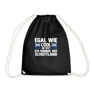 Scots Scottish Scotland - Drawstring Bag - black - Front
