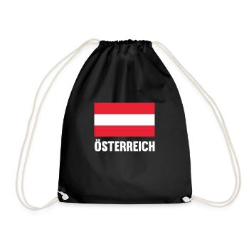 Austrians Austria - Drawstring Bag - black - Front
