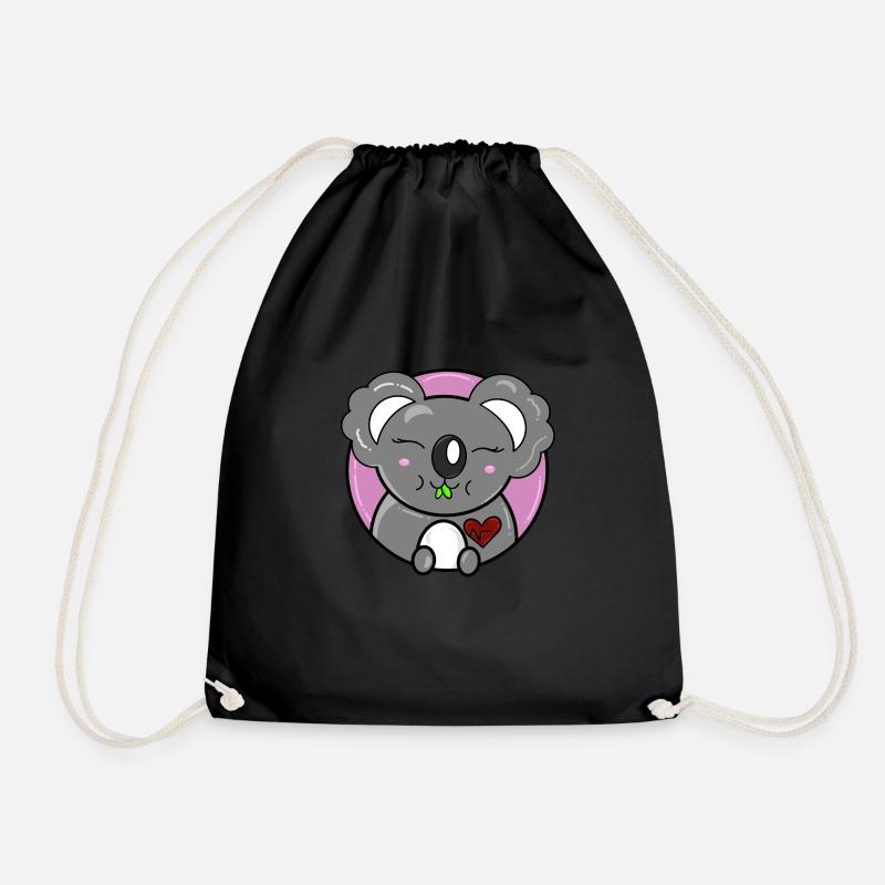 Koala - Turnbeutel - Schwarz