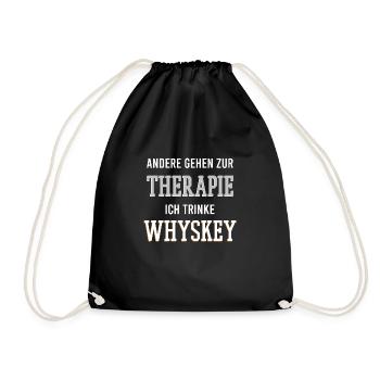 Whiskey - Turnbeutel - Schwarz - Vorne