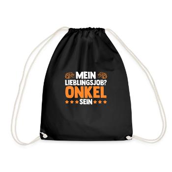 Oncle - Sac de sport léger - noir - Devant