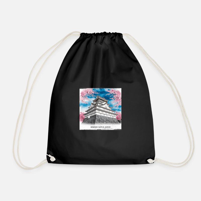 Himeji Castle Japan - Turnbeutel - Schwarz