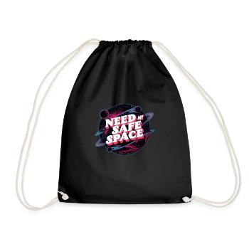 J’ai besoin de mon espace sûr, d’un espace libre - Sac de sport léger - noir - Devant