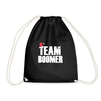 Cadeau de Noël de l'équipe Boomer Hoodie - Sac de sport léger - noir - Devant