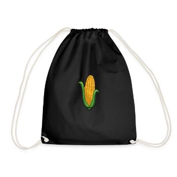 Épis de maïs - Sac de sport léger - noir - Devant