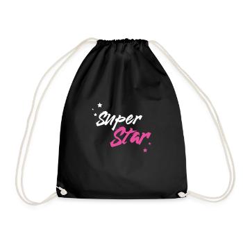 Super Star - Turnbeutel - Schwarz - Vorne