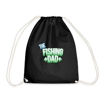 Le père pêcheur - Papa Lustig - Sac de sport léger - noir - Devant