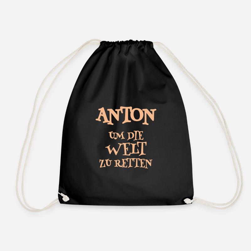 Anton - Turnbeutel - Schwarz