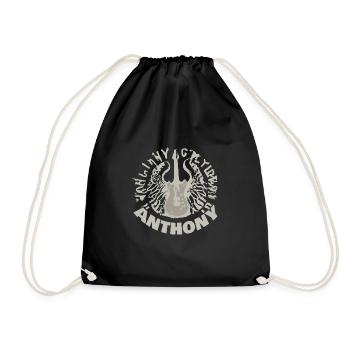 Gitarre Anthony - Turnbeutel - Schwarz - Vorne