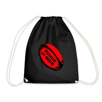 Rouge et Noir - Sac de sport léger - noir - Devant