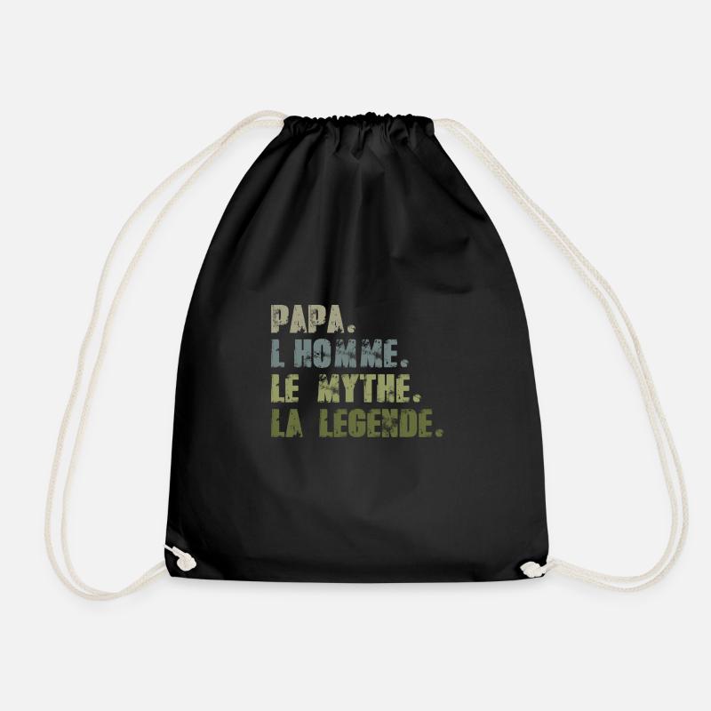 Papa legende - Sac de sport léger - noir