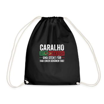 Portugal portugais - Sac de sport léger - noir - Devant