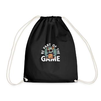 Boardgamer - Be part of the game - Drawstring Bag - black - Front