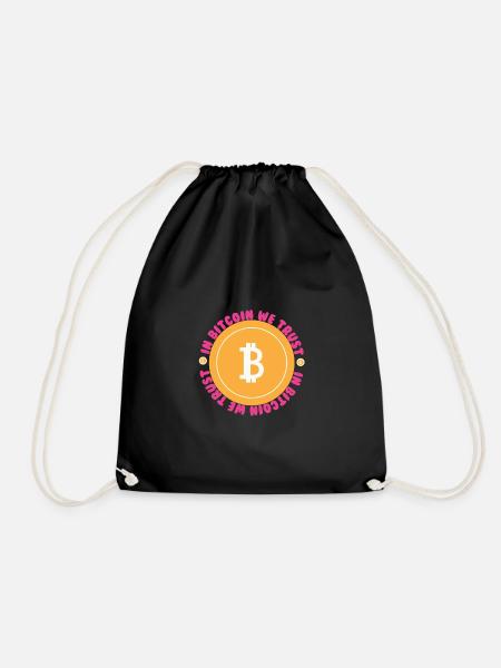 In Bitcoin We Trust - Turnbeutel - Schwarz