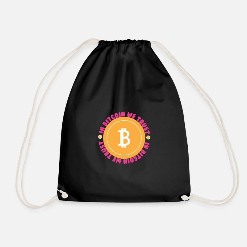 In Bitcoin We Trust - Turnbeutel - Schwarz