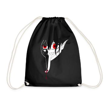 Scary Face - Sac de sport léger - noir - Devant