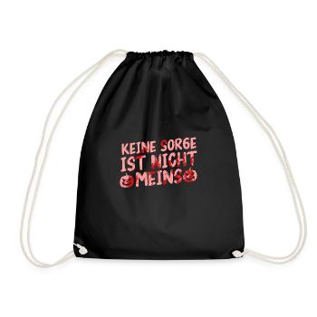 Halloween Costume Blood Smeared - Drawstring Bag - black - Front