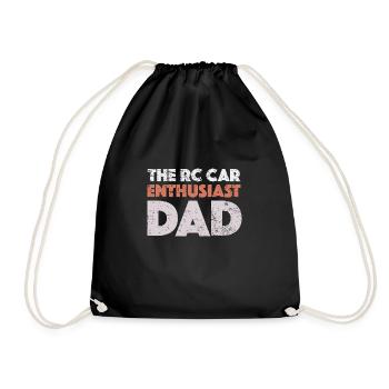 The RC Car Enthusiast Dad - Drawstring Bag - black - Front