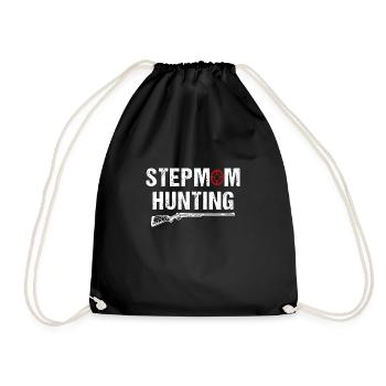 Stiefmütter JagenVintage Stepmom Hunting Sprüche - Turnbeutel - Schwarz - Vorne