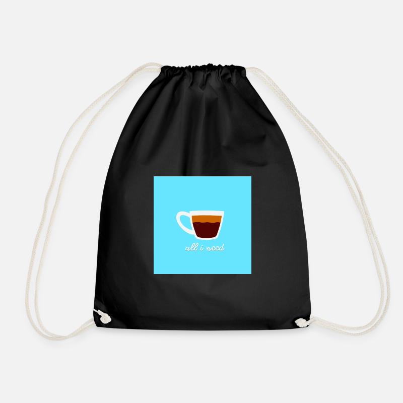 all i need - Espresso - Turnbeutel - Schwarz