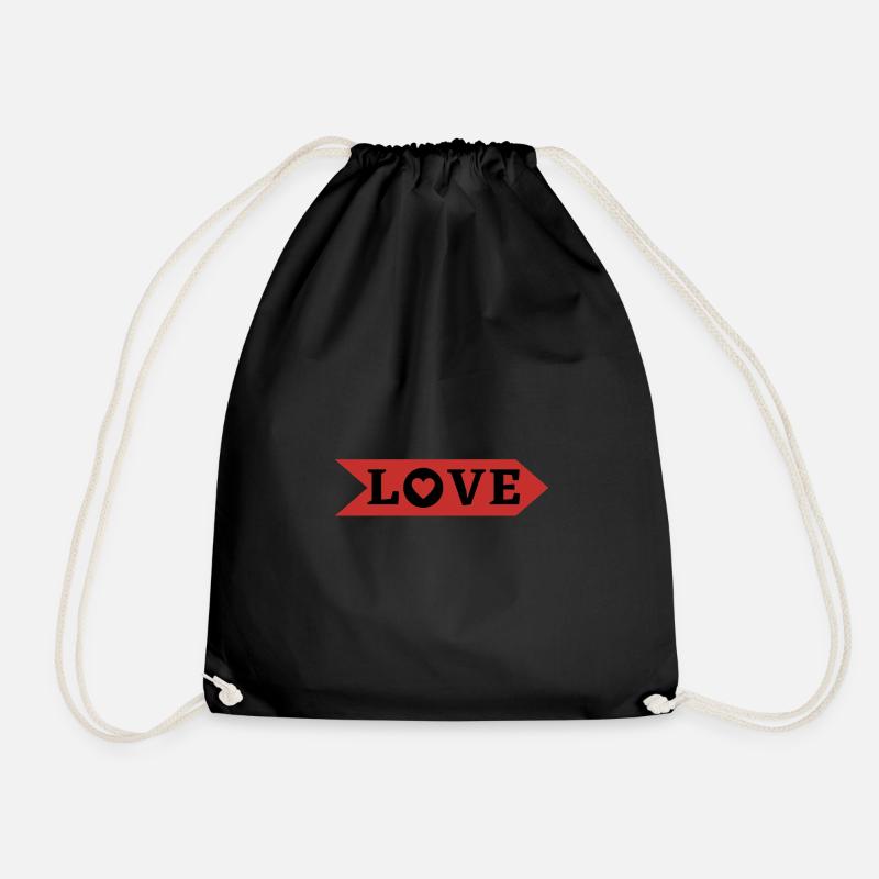 LOVE - Sac de sport léger - noir