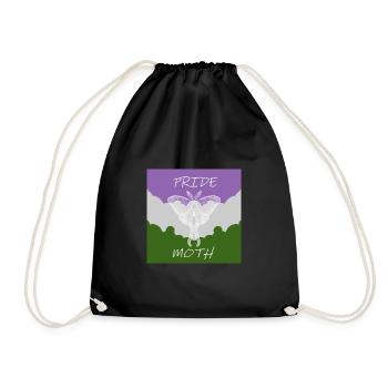 PAPILLON DE LA FIERTÉ GENDERQUEER - Sac de sport léger - noir - Devant