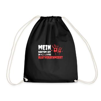 Mon costume est maculé de sang dans la lessive - Sac de sport léger - noir - Devant