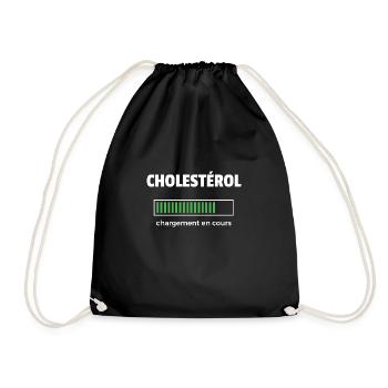 cholestérol chargement en cours - Sac de sport léger - noir - Devant
