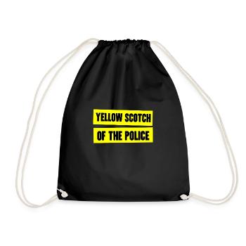 yellow scotch of the police - Sac de sport léger - noir - Devant